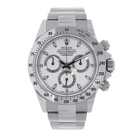 rolex daytona bi metal white face|Rolex daytona 116520 40 mm.